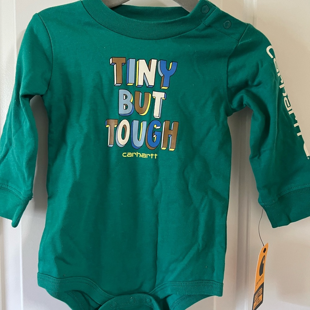 Carhartt long sleeve onesie 9m